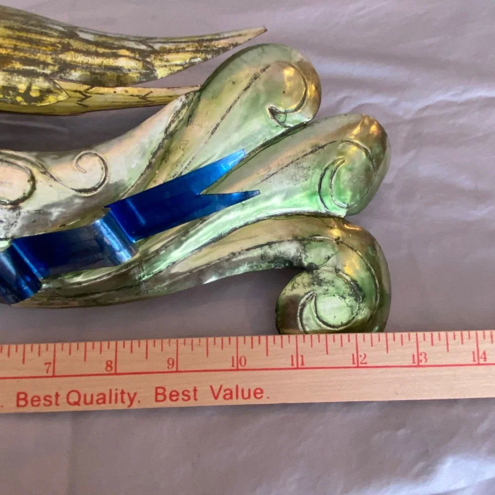 Vintage Angel Christmas Austen Display Hanging Candle Holders Set of 2 Gold Tone